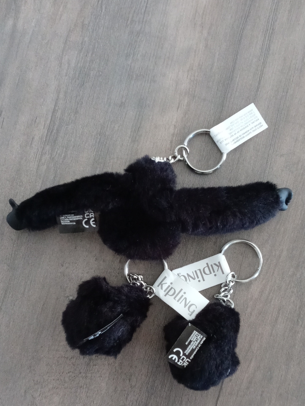 3 Monkey Kipling Key Charms - Picture 2 of 4